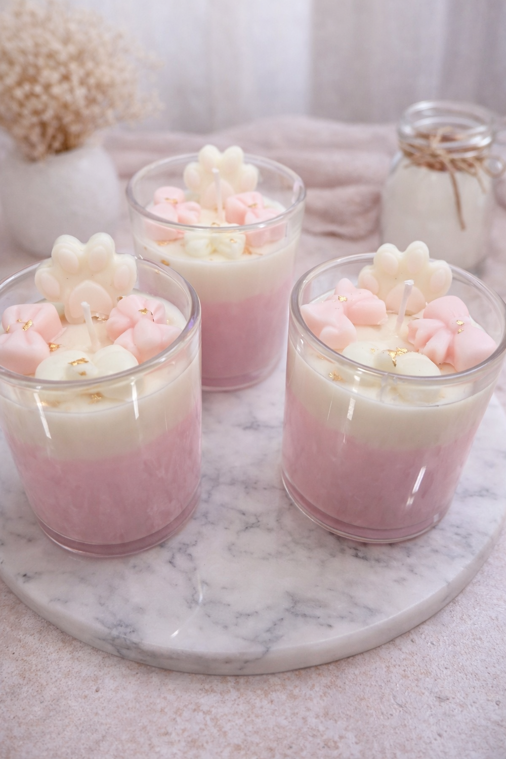 Strawberry Macaroons Hello Kitty Inspired Soy Candles