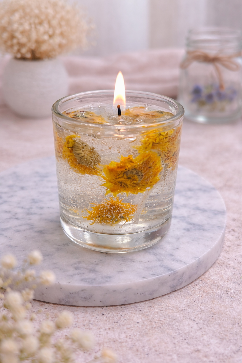 Daisy Botanical Scented Soy Candle