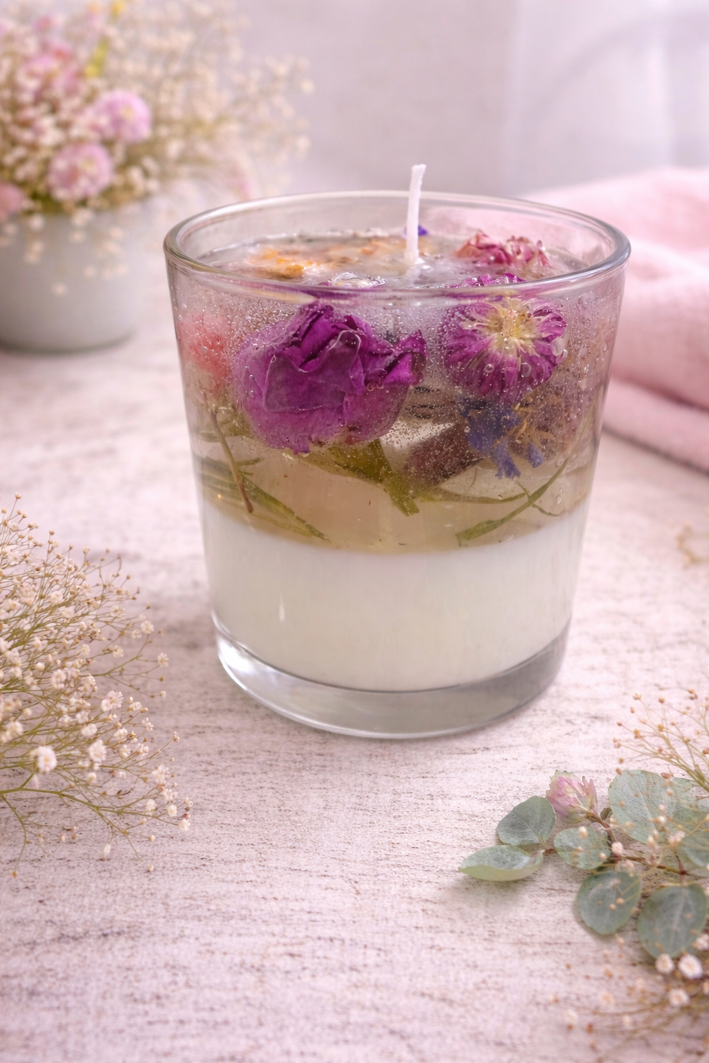 Floral Botanical Candle