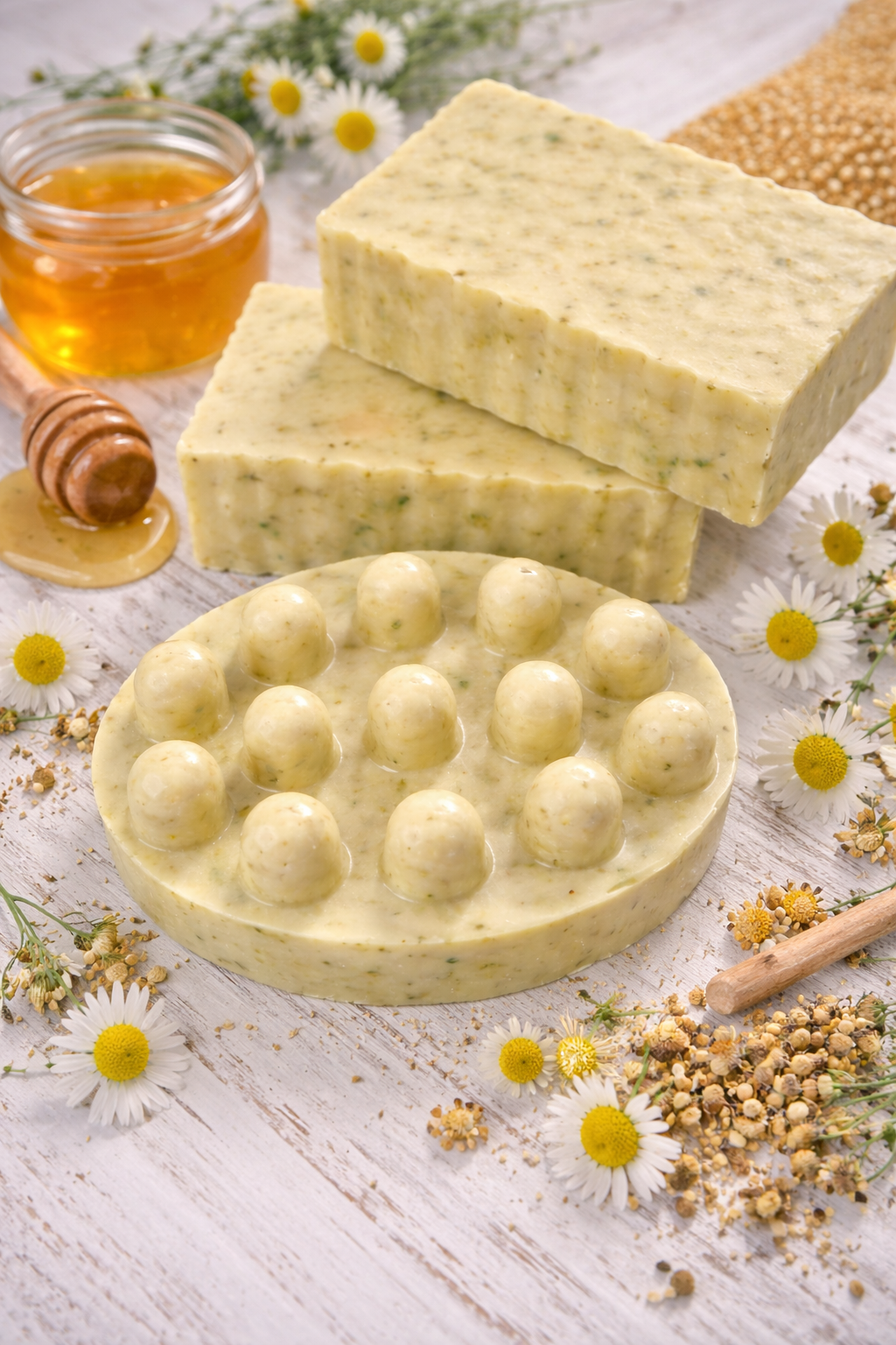 Chamomile honey soap