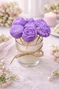 Floral Candle with melts Bouquet