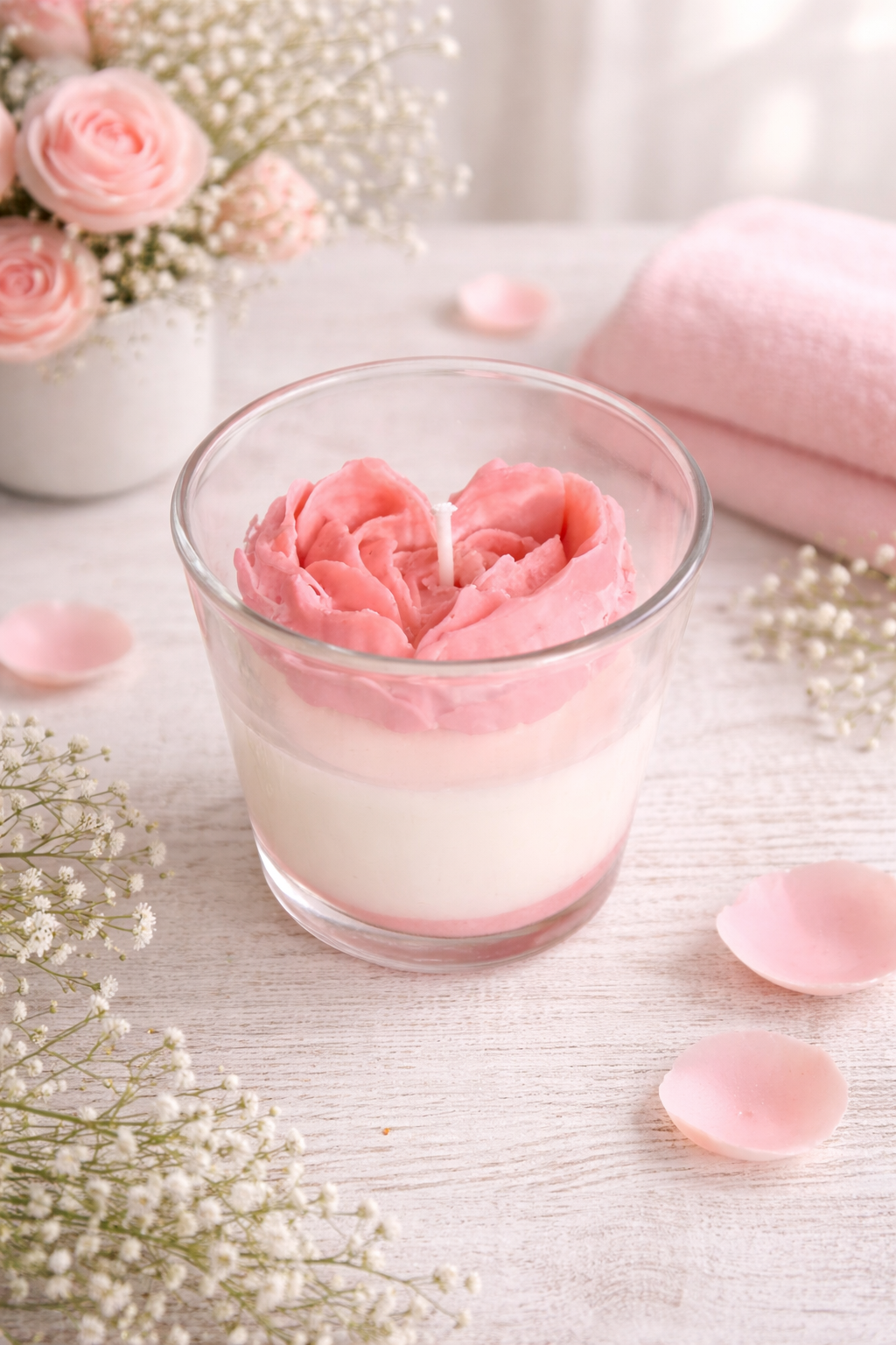 Heart Bloom Candle